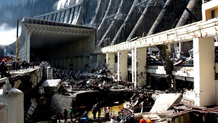 Самая крупная ГЭС в России - Трагедия до и после