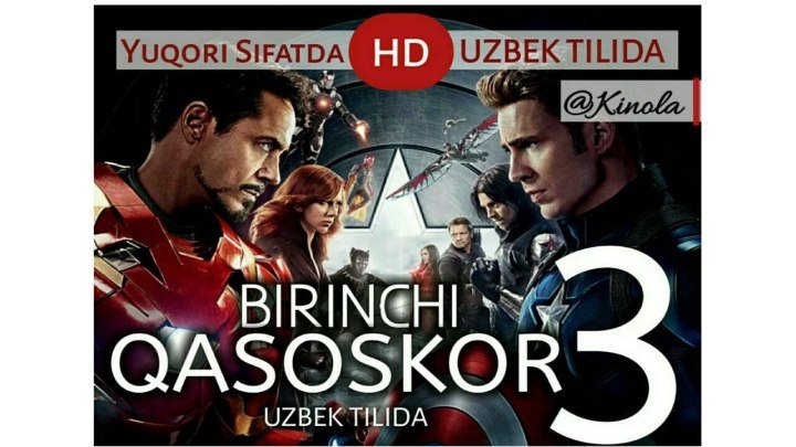 Birinchi Qasoskor 3 (Uzbek Tilida HD)