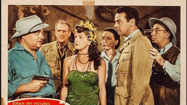 Queen of the Amazons (1947) Robert Lowery, Patricia Morison, J. Edward Bromberg, Amira Moustafa, John Miljan, Director: Edward Finney, (Eng).