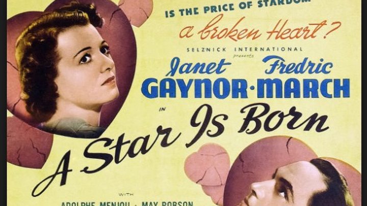 A Star Is Born (1937) Janet Gaynor, Fredric March, Adolphe Menjou, May Robson, Andy Devine, Lionel Stander, Elizabeth Jenns, Owen Moore, Directors: William A. Wellman, Jack Conway , (Eng).