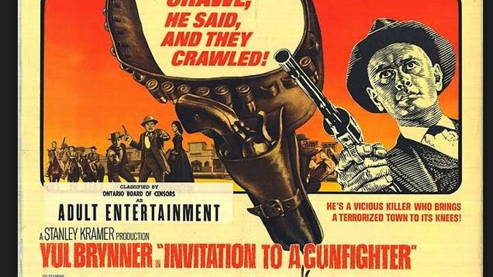 Invitation to a Gunfighter 1964 720p . Yul Brynner, Janice Rule, George Segal , Brad Dexter, Clifton James, Strother Martin, Bert Freed, (Eng)