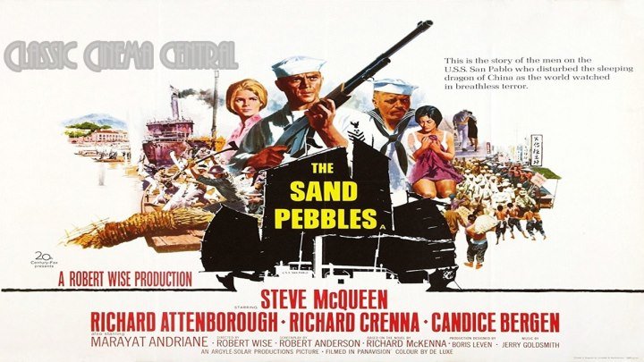 The Sand Pebbles (1966) Steve McQueen, Richard Attenborough, Candice Bergen, Richard Crenna