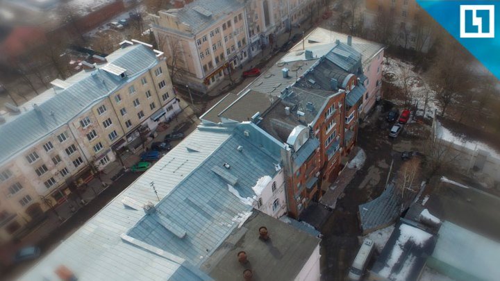 Кадры с дрона. Дом рухнул в Москве