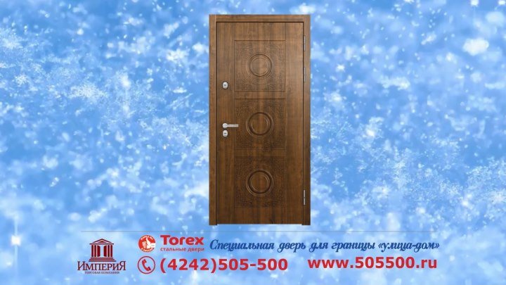 Купить надёжные входные двери для частного дома, коттеджа - Снегирь 60 в ТК Империя!