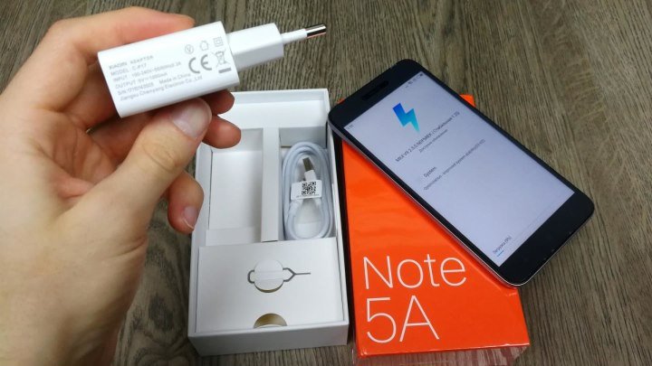 Xiaomi Redmi note 5A распаковка и краткий обзор
