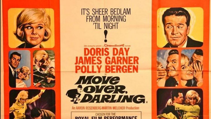Move Over Darling 1963 . Doris Day, James Garner, Polly Bergen, Thelma Ritter, Don Knotts, Edgar Buchanan, Max Showalter Max Showalter , John Astin , Fred Clark ,