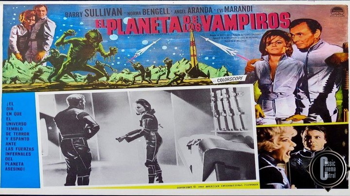 Planet of the Vampires (1965) Barry Sullivan, Norma Bengell, Ángel Aranda