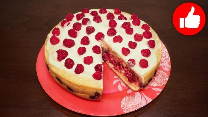 Творожный пирог с малиной в мультиварке, рецепт вкусного творожного пирога. рецепты для мультиварки, мультиварка