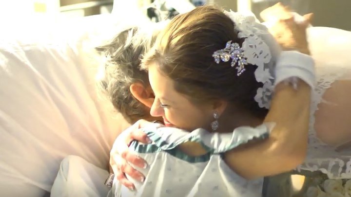Сюрприз в госпитале - невеста с женихом приехала к бабушке