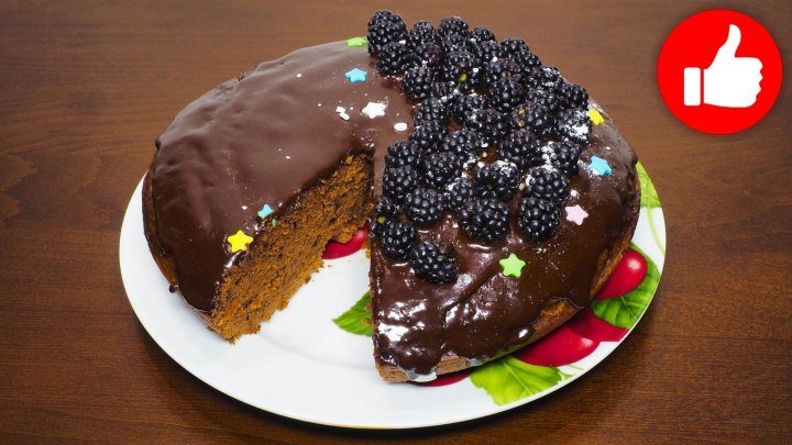 Шоколадный пирог из ничего в мультиварке, рецепт шоколадного пирога. рецепты для мультиварки, мультиварка. Выпечка