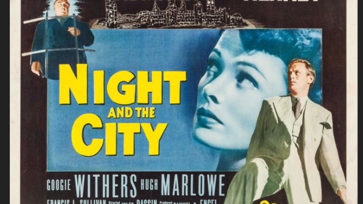 Night and the City (1950) *HD* Richard Widmark, Gene Tierney, Googie Withers, Hugh Marlowe, Herbert Lom, Director: Jules Dassin