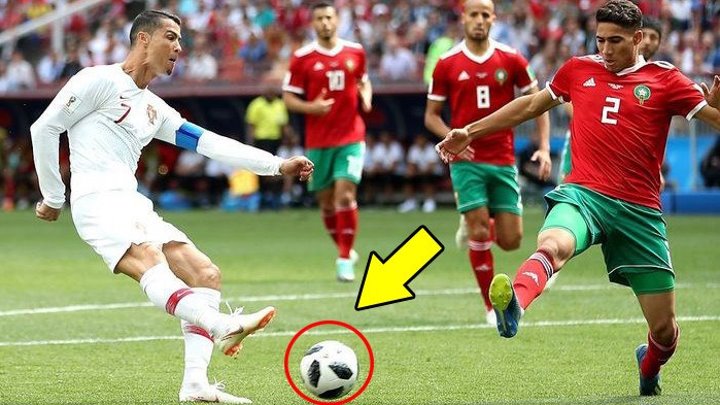 Роналду открывает счет в матче Марокко - Португалия ⚽ ЧМ по футболу - 2018