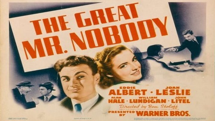 The Great Mr. Nobody 📰😌💭 starring Eddie Albert! with Joan Leslie!