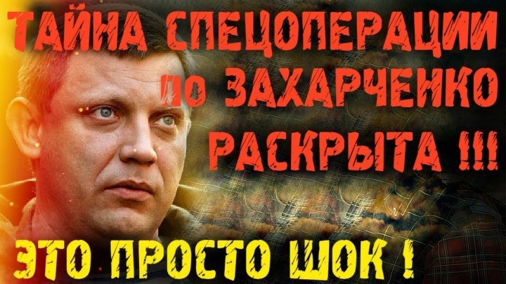 Убийство главы ДНР Александра Захарченко выгодно только Украине.