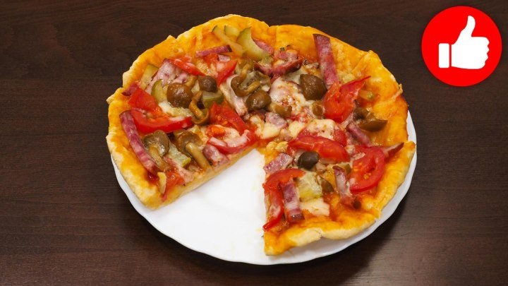 Домашняя, классическая пицца в мультиварке, простой рецепт домашней, классической пиццы. Мультиварка и рецепты