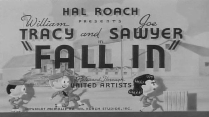 Hal Roach's Fall In starring William Tracy & Joe Sawyer! with Robert Barrat, Jean Porter and Arthur Hunnicutt!