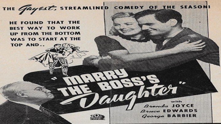 Marry the Boss's Daughter 🤵💍👰 starring Brenda Joyce!
