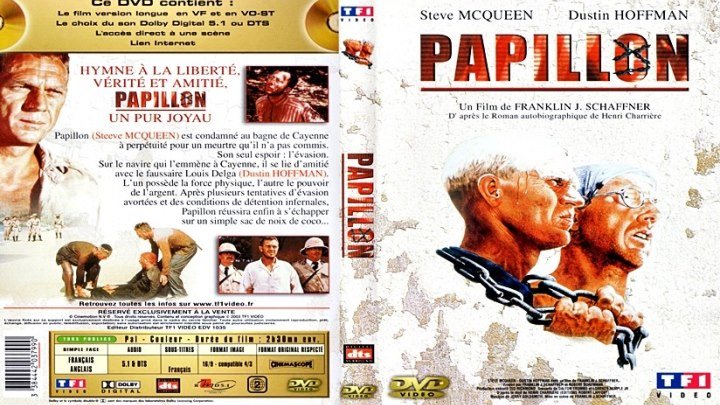 Мотылек / Papillon (1973) - драма, биография