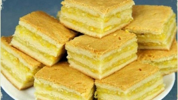 Пирожные с лимонно-апельсиновой начинкой Homemade Cakes
