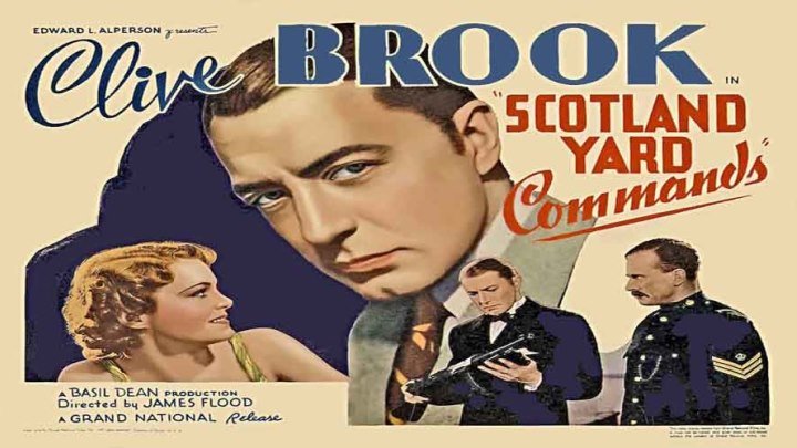 Lonely Road (Scotland Yard Commands) starring Clive Brook! with Victoria Hopper, Nora Swinburne and Malcolm Keen!