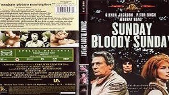 ASA 🎥📽🎬 Sunday Bloody Sunday (1971) a film directed by John Schlesinger with Glenda Jackson, Peter Finch, Murray Head, Peggy Ashcroft,