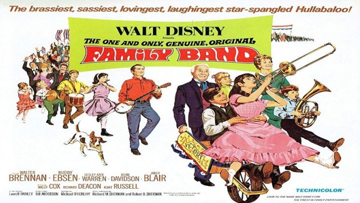 The One and Only Genuine Original Family Band starring John Davidson, Lesley Ann Warren, Janet Blair, Walter Brennan, Buddy Ebsen, Kurt Russell and Goldie Hawn! OH MY!