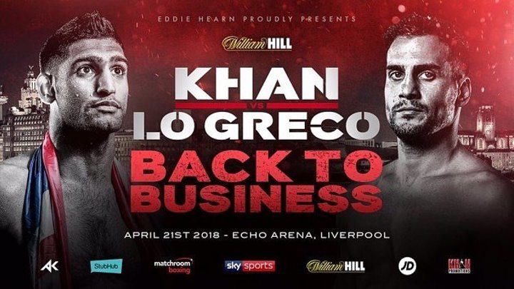 Amir Khan vs Phil Lo Greco 2018