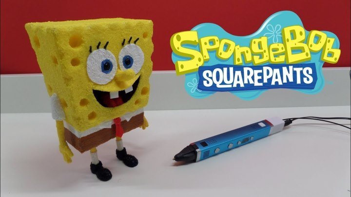 3D pen creation - SpongeBob