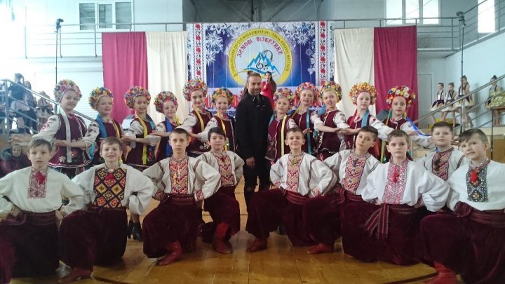 7-й номер "Козак-танець",середня концертна група,ювілейний концерт з нагоди 40-річчя народного театру танцю "Посмішка",ПК"Березіль",Тернопіль,10 квітня 2019.