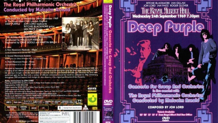 Deep Purple - 24.09.1969 - Concerto for Group and Orchestra - HD 720p - группа Рок Тусовка HD / Rock Party HD