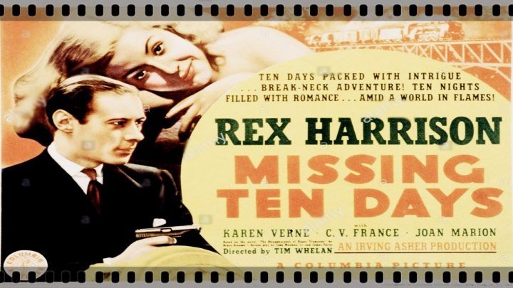 Ten Days in Paris aka Missing Ten Days (1940) Rex Harrison, Kaaren Verne, C.V. France