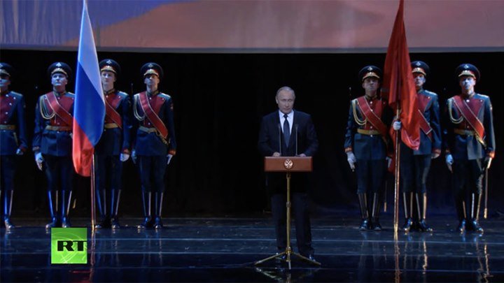 Путин выступил с речью в честь 75-й годовщины снятия блокады Ленинграда