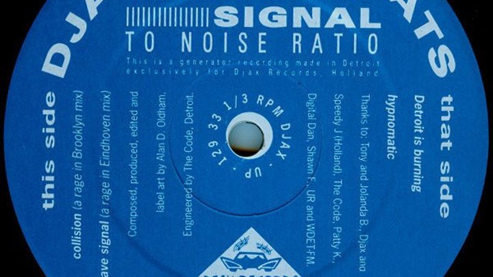Signal To Noise Ratio - Detroit Is Burning (1991)