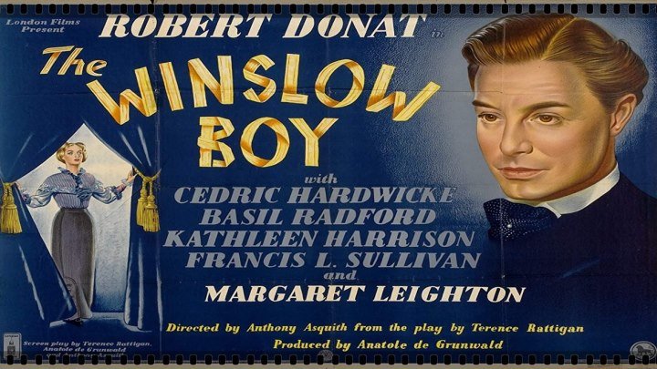 The Winslow Boy (1948) Robert Donat, Cedric Hardwicke, Basil Radford