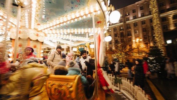 Открытие главного зимнего фестиваля Москвы «Путешествие в Рождество»