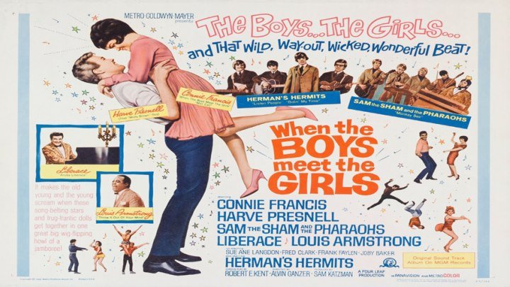 When the Boys Meet the Girls starring 1960's pop star Connie Francis!❤️