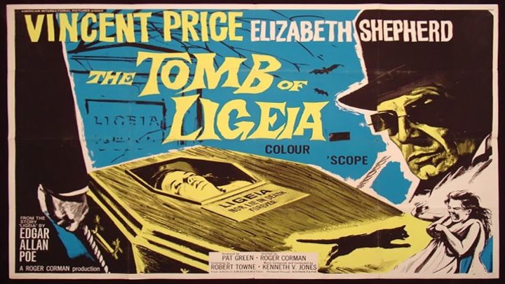 Гробница Лигейи / The Tomb of Ligeia (1964, Великобритания, мистика, Эдгар Аллан По)