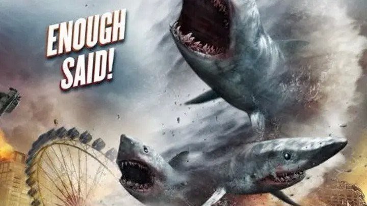 Акулий торнадо (Sharknado). ужасы, фантастика, боевик, комедия,