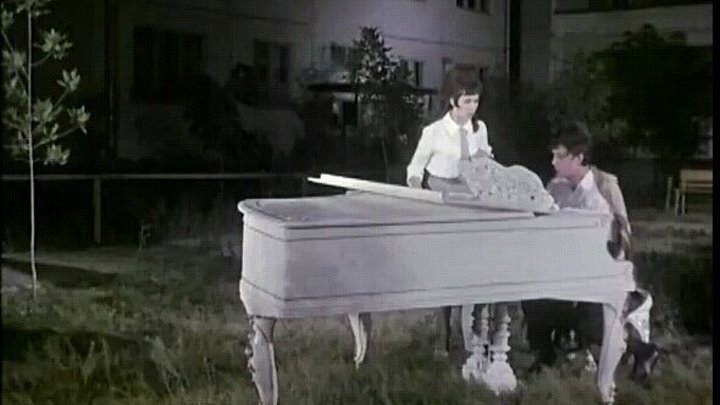 N.1437 Фильм "Белый рояль". СССР, 1968 год (музыкальная комедия)