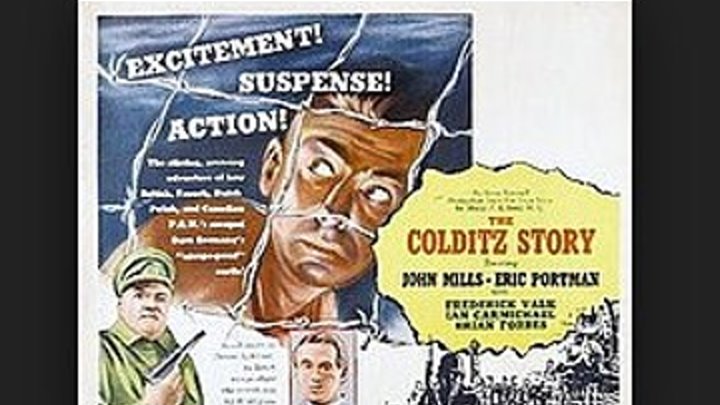 The Colditz Story (1955) John Mills, Eric Portman,