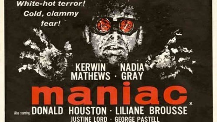 Maniac 1963 Kerwin Mathews, Nadia Gray, Donald Houston