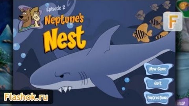 Flashok ru: онлайн игра Scooby-Doo - Neptunes Nest. Видео обзор флеш игры Scooby-Doo - Neptunes Nest