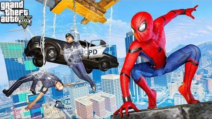 ЧЕЛОВЕК ПАУК ВЕРНУЛСЯ ЧЕРЕЗ ВСЕЛЕННЫЕ ГТА 5 МОДЫ! SPIDERMAN ОБЗОР МОДА В GTA 5! ИГРЫ ГТА ВИДЕО MODS