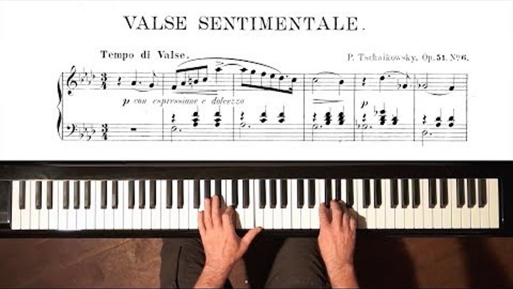 Tchaikovsky “Valse Sentimentale” P. Barton, FEURICH 218 piano