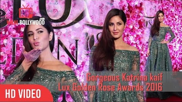 Gorgeous Katrina Kaif At Lux Golden Rose Awards 2016 | Viralbollywood