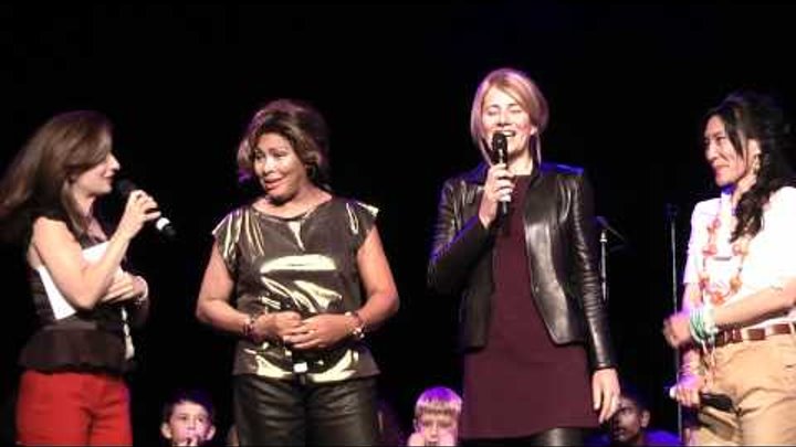 Tina Turner, Regula Curti & Dechen Shak-Dagsay - Children Beyond press conference & performance