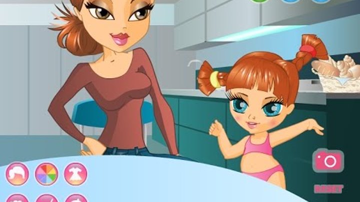 NEW мультик онлайн видео игры для девочек—дочки-матери готовят—игры для детей