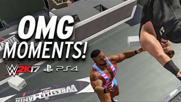 WWE 2K17 - All OMG MOMENTS! PS4 & XBOX ONE