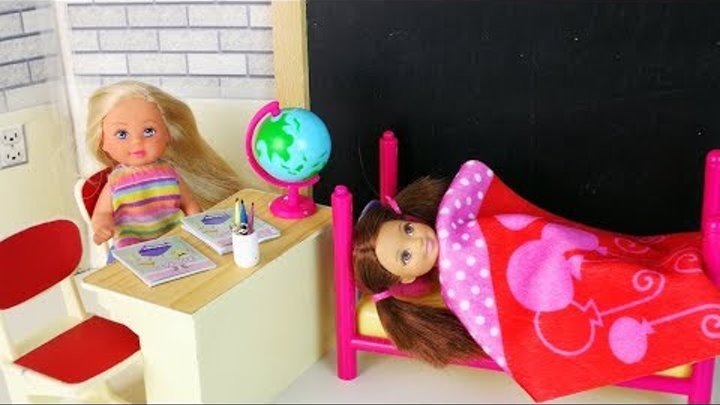 КОГДА ПОДРУГА СПИТ Мультик #Барби Школа Играем с Куклами Игрушки для девочек