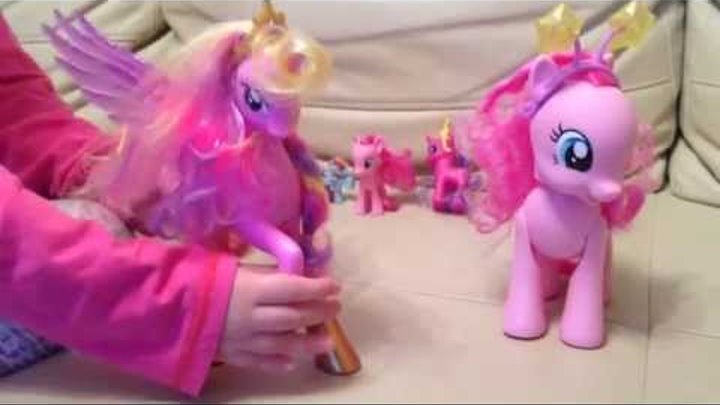 Мои игрушки пони. Модницы Пинки пай, Принцесса Каденс. My Little Pony. Pinkie Pie,Princess Cadance.